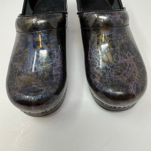 Dansko Professional Clogs Women's 37 Lightning Black Nursing Shoe - Picture 6 of 16